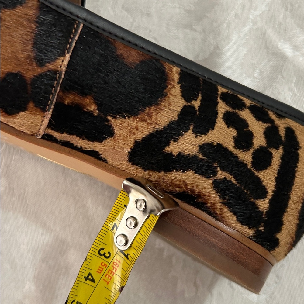 Louise et Cie blondell Leopard calf hair women’s Loafers with Tassels sz 7.5M/38 - Picture 15 of 16
